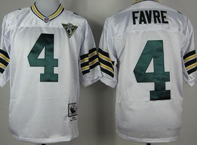 Brett Favre Green Bay Packers white Throwback jersey