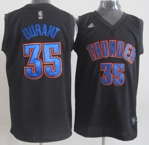 Kevin Durant Oklahoma City Thunder black Fashion jersey