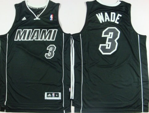 Dwyane Wade Revolution Miami Heat black jersey