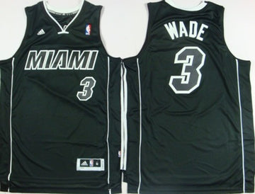 Dwyane Wade Revolution Miami Heat black jersey