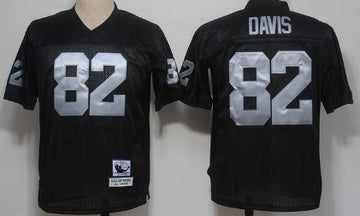 Al Davis Las Vegas Raiders black Throwback jersey
