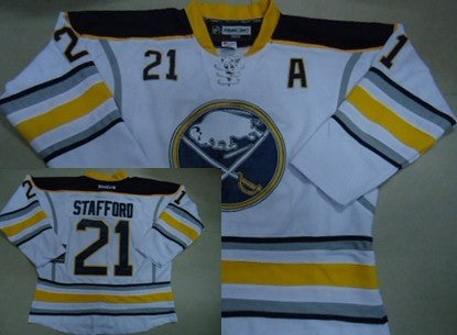 Drew Stafford Buffalo Sabres white jersey
