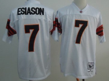 Boomer Esiason Cincinnati Bengals white Throwback jersey
