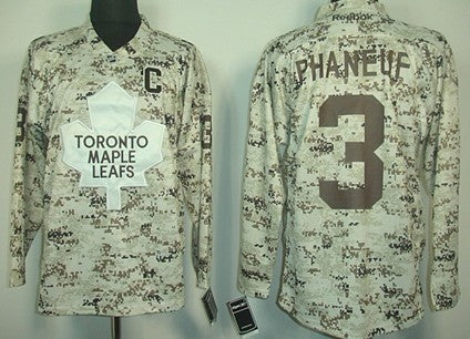 Dion Phaneuf Toronto Maple Leafs white Camo jersey