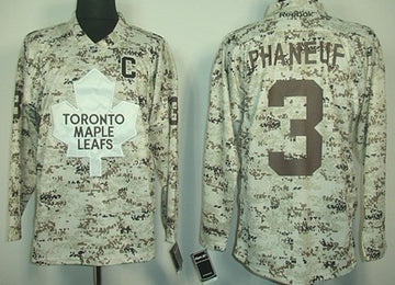 Dion Phaneuf Toronto Maple Leafs white Camo jersey