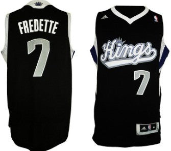 Jimmer Fredette Revolution Sacramento Kings black jersey