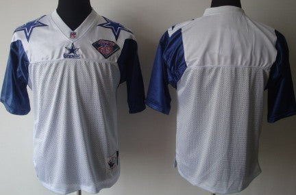 Custom Dallas Cowboys white Throwback jersey
