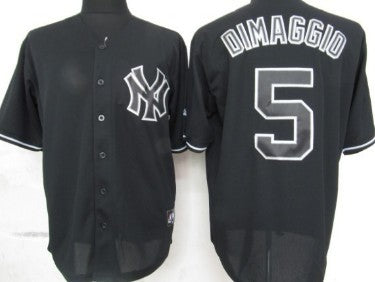 Joe DiMaggio New York Yankees black Fashion jersey