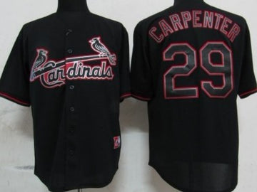 Chris Carpenter St. Louis Cardinals black Fashion jersey