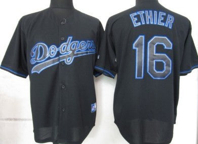 Andre Ethier Los Angeles Dodgers black Fashion jersey