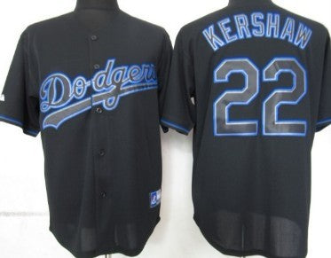 Clayton Kershaw Los Angeles Dodgers black Fashion jersey