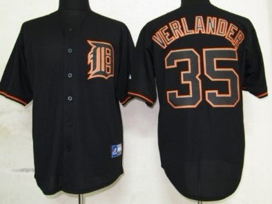 Justin Verlander Detroit Tigers black Fashion jersey