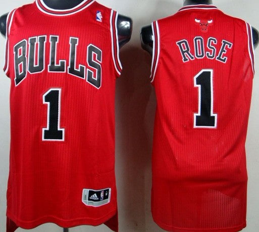 Derrick Rose Revolution Chicago Bulls red Authentic jersey