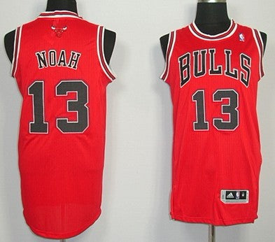 Joakim Noah Revolution Chicago Bulls red Authentic jersey