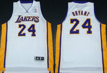 Kobe Bryant Revolution Los Angeles Lakers white Authentic jersey