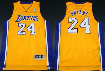 Kobe Bryant Revolution Los Angeles Lakers yellow Authentic jersey