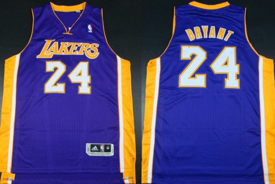 Kobe Bryant Revolution Los Angeles Lakers purple Authentic jersey