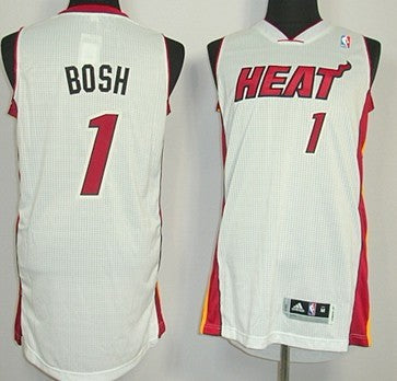Chris Bosh Revolution Miami Heat white Authentic jersey