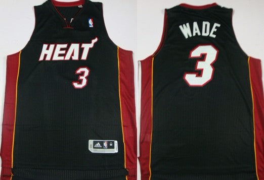 Dwyane Wade Revolution Miami Heat black Authentic jersey