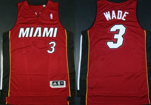 Dwyane Wade Revolution Miami Heat red Authentic jersey