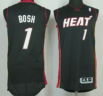 Chris Bosh Revolution Miami Heat black Authentic jersey