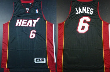 LeBron James Revolution Miami Heat black Authentic jersey