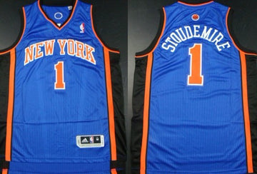 Amare Stoudemire Revolution New York Knicks blue Authentic jersey