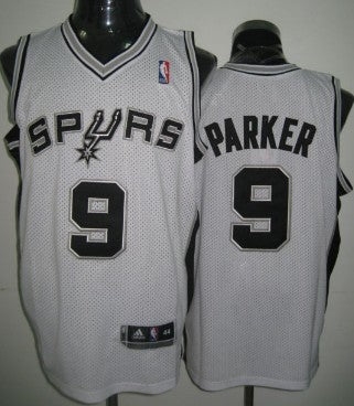 Tony Parker San Antonio Spurs white jersey