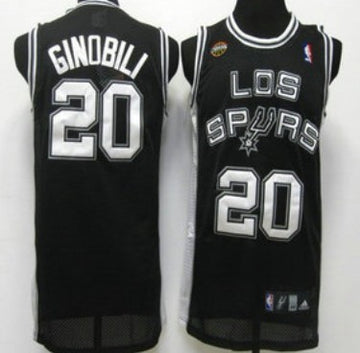 Manu Ginobili Latin Nights San Antonio Spurs black jersey