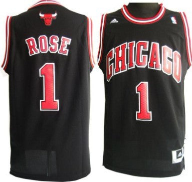 Derrick Rose Revolution Chicago Bulls black jersey