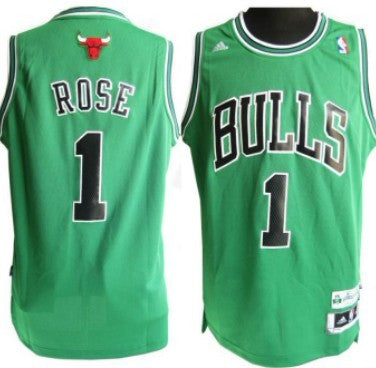 Derrick Rose Revolution Chicago Bulls green jersey