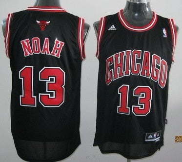 Joakim Noah Revolution Chicago Bulls black jersey