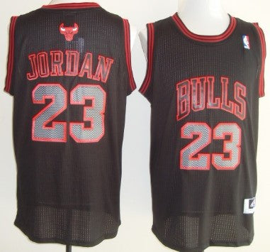 Michael Jordan Chicago Bulls black Authentic jersey