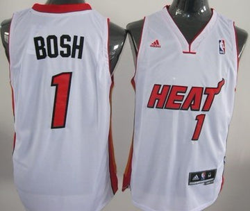 Chris Bosh Revolution Miami Heat white jersey