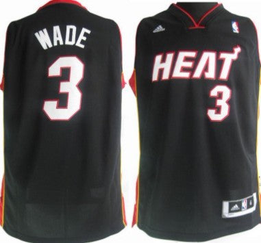Dwyane Wade Revolution Miami Heat black jersey