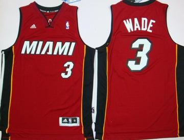 Dwyane Wade Revolution Miami Heat red jersey