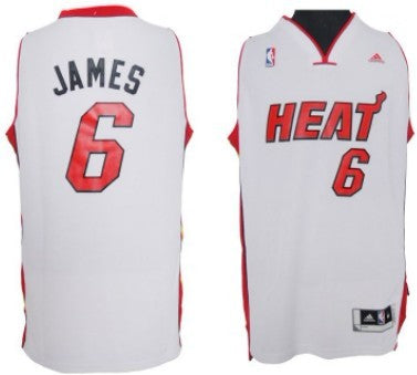 LeBron James Revolution Miami Heat white jersey