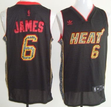LeBron James Revolution Miami Heat black Authentic jersey