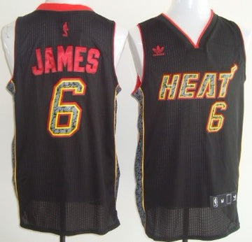 LeBron James Revolution Miami Heat black Authentic jersey
