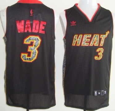 Dwyane Wade Revolution Miami Heat black Authentic jersey