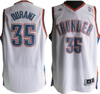Kevin Durant Revolution Oklahoma City Thunder white jersey