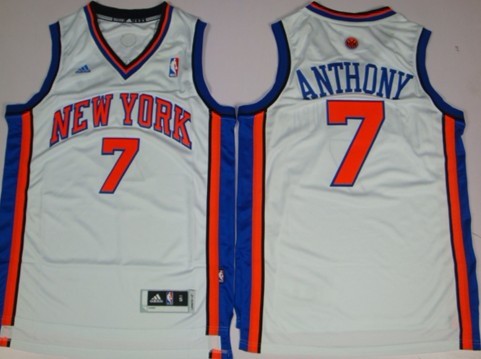Carmelo Anthony Revolution New York Knicks white jersey