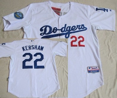 Clayton Kershaw Los Angeles Dodgers white jersey