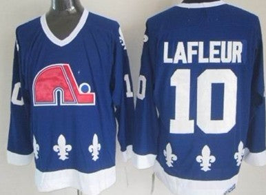 Guy Lafleur Colorado Avalanche navy Throwback jersey