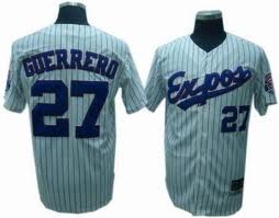 Vladimir Guerrero Washington Nationals white Throwback jersey
