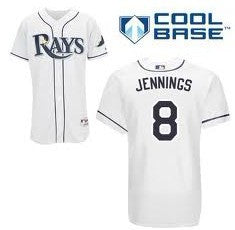 Desmond Jennings Tampa Bay Rays white jersey
