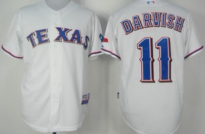 Yu Darvish Texas Rangers white jersey