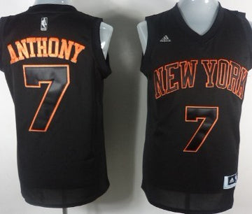 Carmelo Anthony All New York Knicks black Fashion jersey