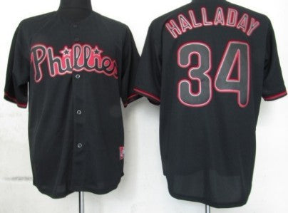 Roy Halladay Philadelphia Phillies black Fashion jersey