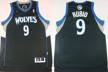 Ricky Rubio Revolution Minnesota Timberwolves black jersey